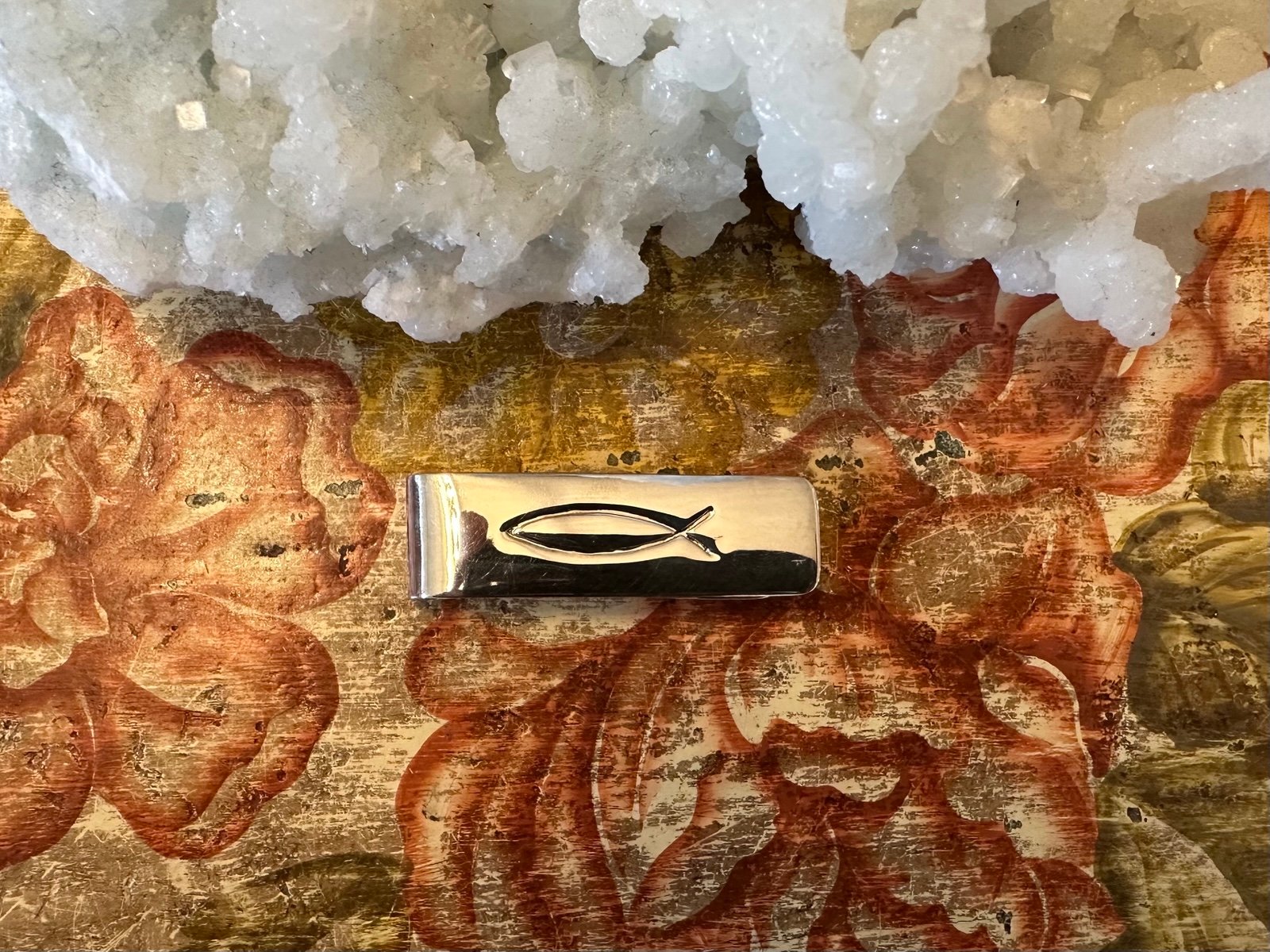 Sterling Silver 925 Ichthys Money Clip