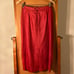 Red Terry skirt suit