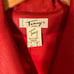 Red Terry skirt suit
