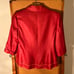 Red Terry skirt suit