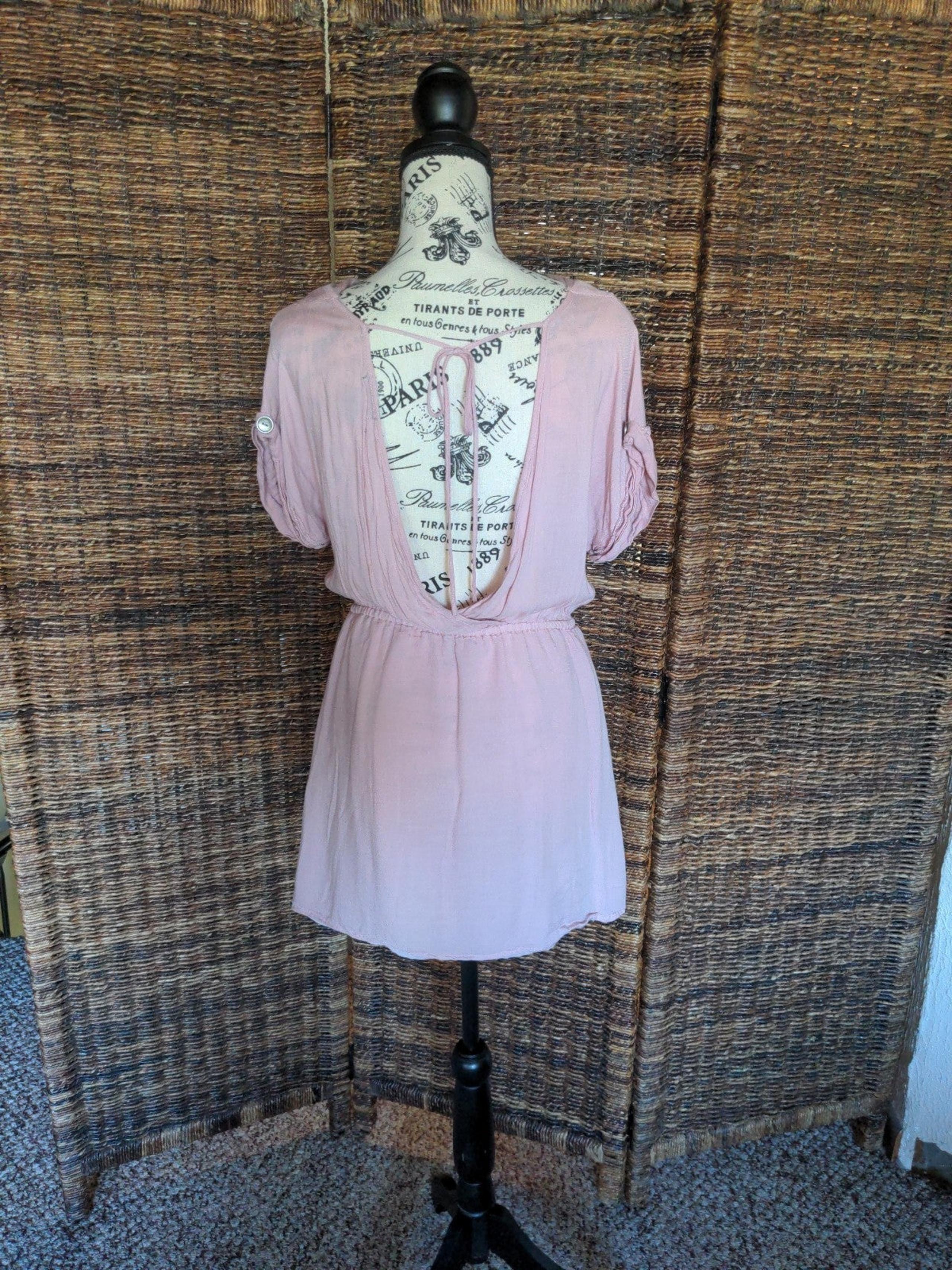 Open back dress