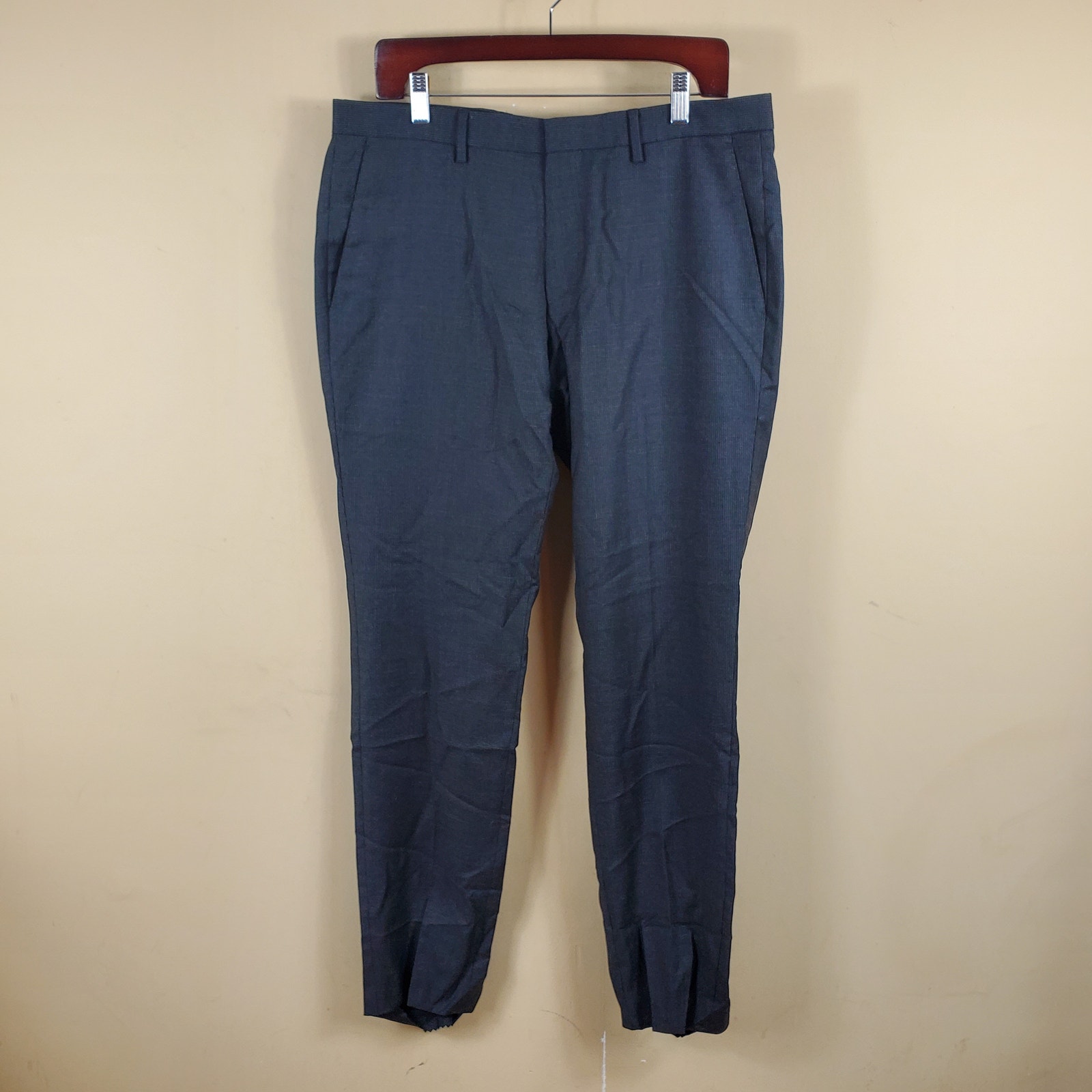 Boss Genius5 Slim Fit Virgin Wool Dress Pants Size 34x33