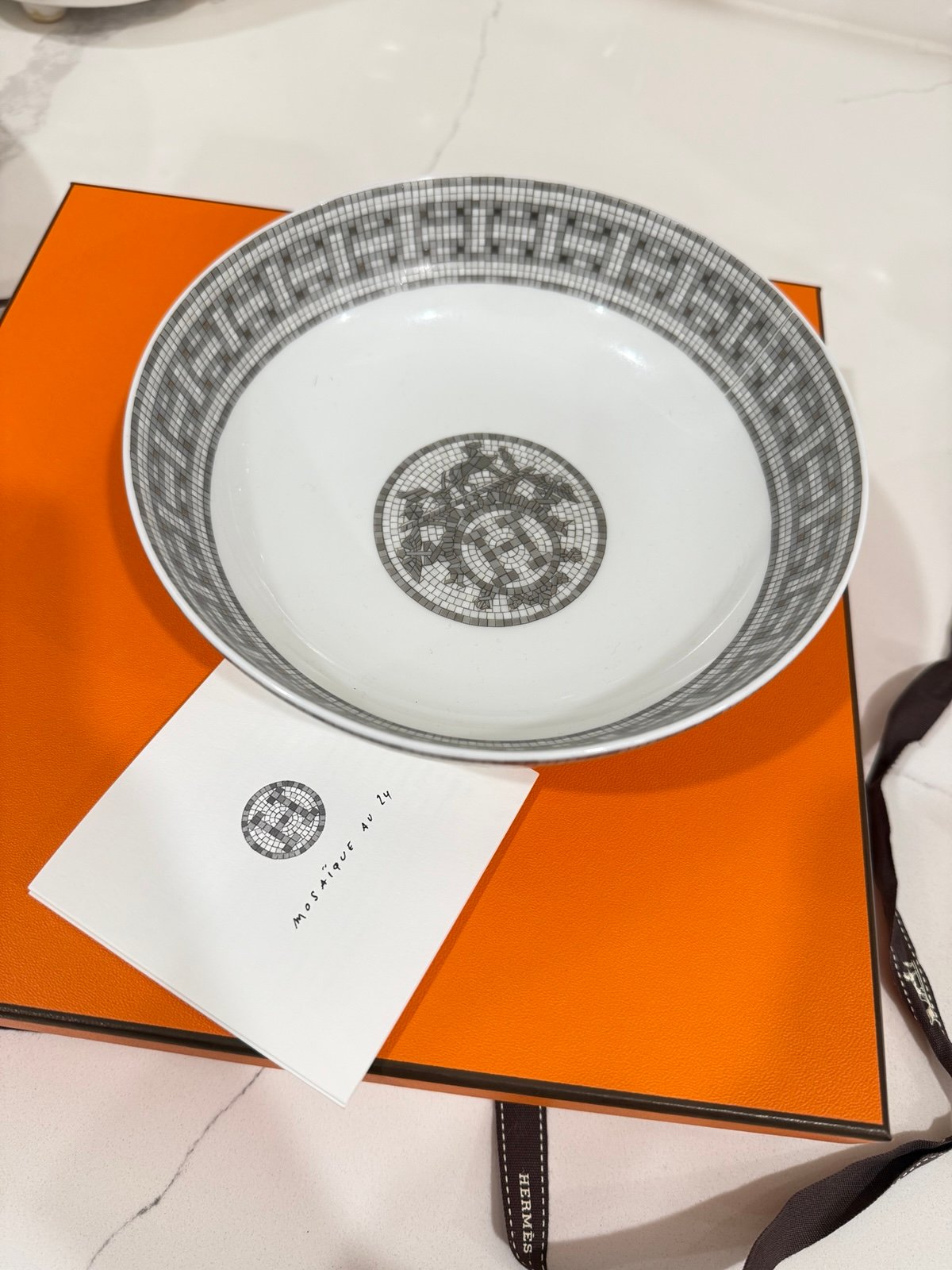 HEEMES MOSAIQUE AU 24 hollow dish bowl