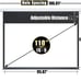 Aoxun 110 Motorized Projector Screen - Indoor and Outdoor Movies Screen 110 inc