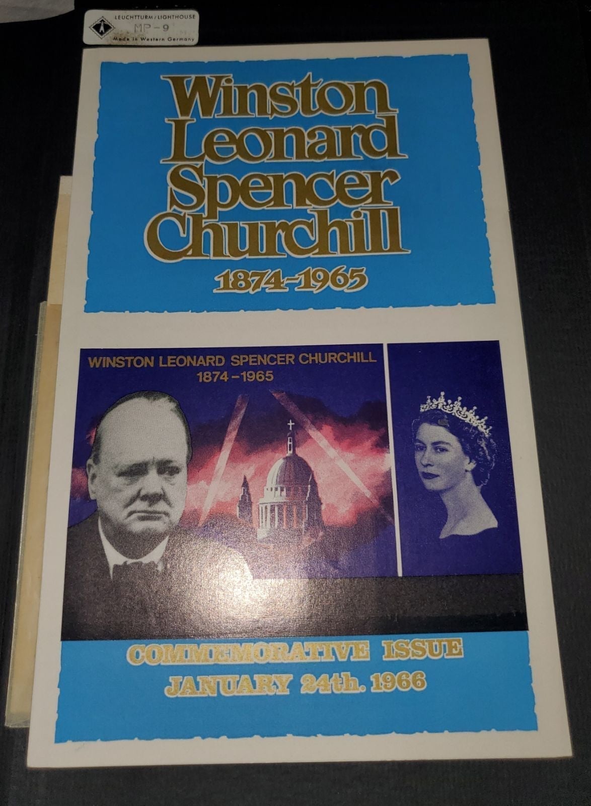 Vintage Post-War Winston Churchill Rare International Stamp Collection