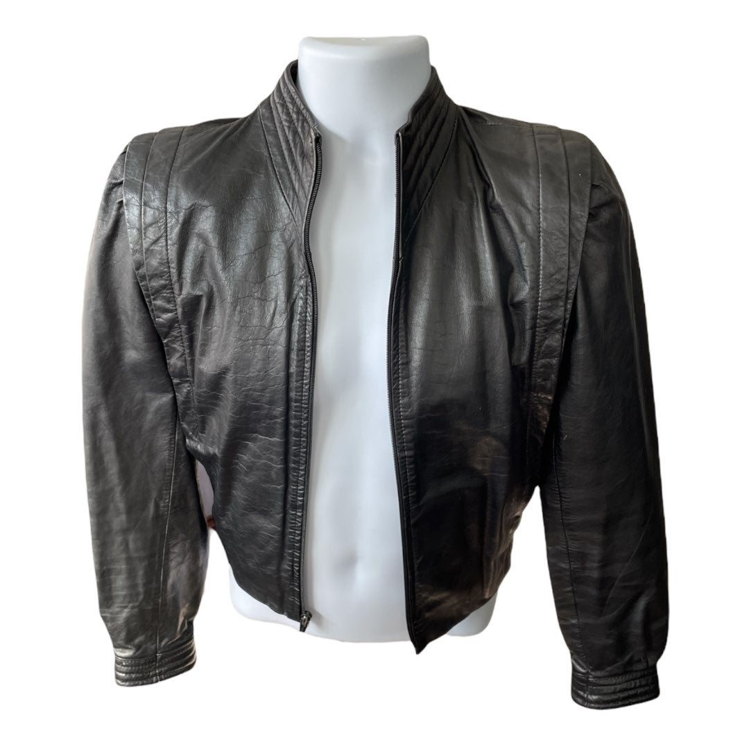 Vintage Woman's Berman's Leather Jacket. Style 1082. Size 8.