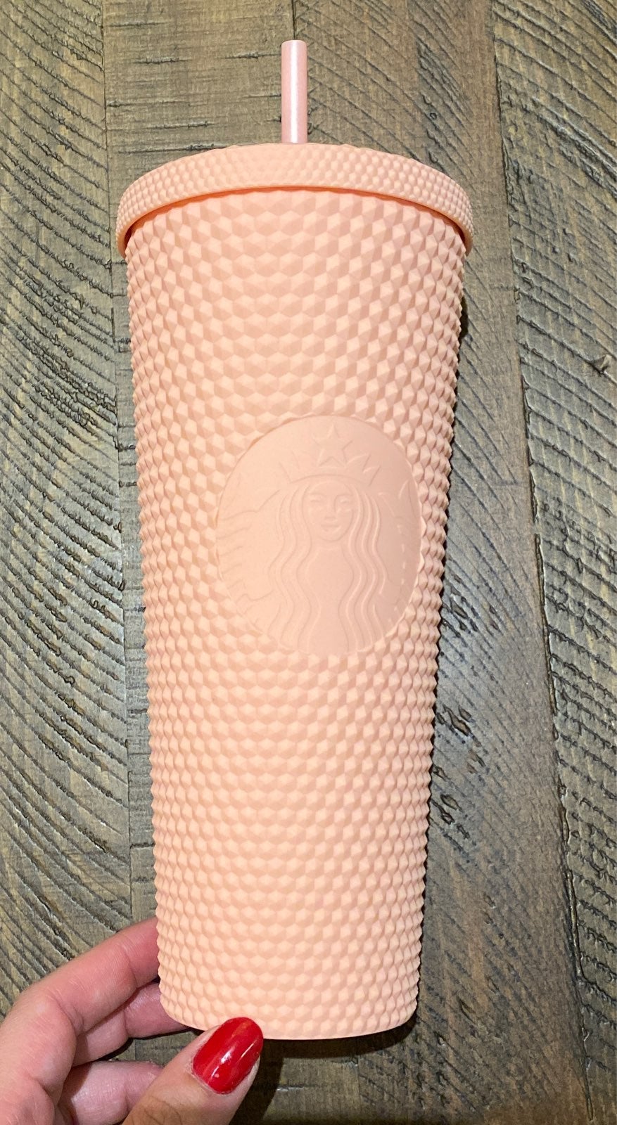 Starbucks Pink studded tumbler