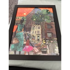On Our Way To Ballet Class Art Print Black Frame 16”x12.5”framed By Hobby Lobby