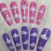 XXL Clouds n Stars Press On Nails