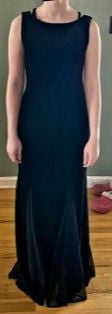 Formal /Prom Dress: Black Velvet