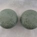 Pair of Celadon Porcelain 3 Piece Tea Caddy's Pot Jar Box Signed