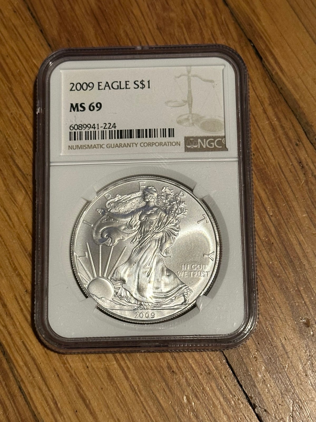 2009 American Silver Eagle MS69