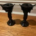 BRAND NEW HALLOWEEN GOBLETS CANDLE HOLDERS SET OF 2