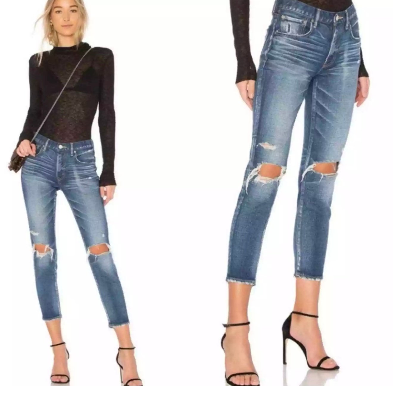 Moussy Vintage Isko Comfort Nancy Distressed Jeans