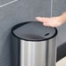 2.6 gal./10 Liter Stainless Steel Round Motion Sensor Trash Can for Bathroom