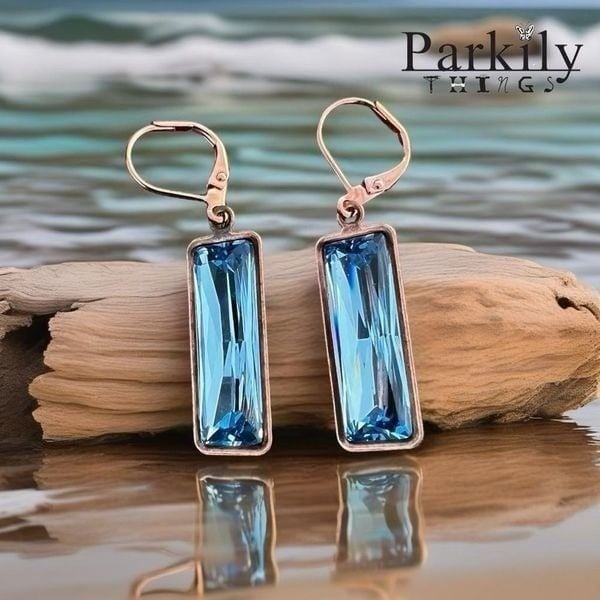 Handcrafted Earrings with Austrian Crystal