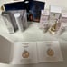 DIOR Raffia Cosmetic/ Beauty Bag + 8 piece travel size DIOR Beaute