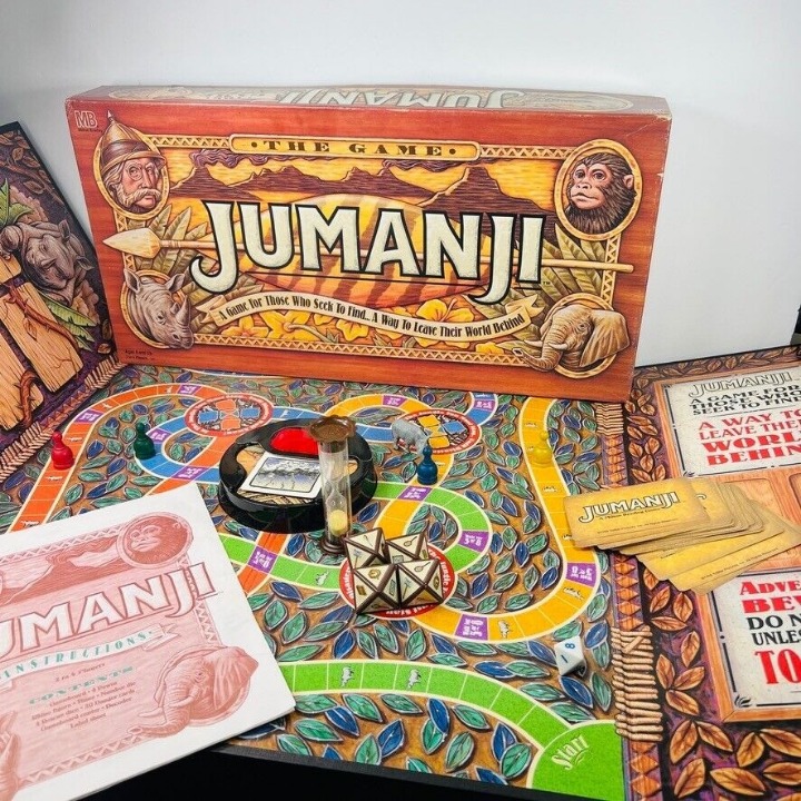Vintage 1995 Milton Bradley Jumanji The Original Board Game