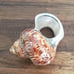 Sterling silver and shell napkin ring set (Set of 4)