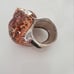 Sterling silver and shell napkin ring set (Set of 4)