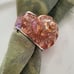 Sterling silver and shell napkin ring set (Set of 4)