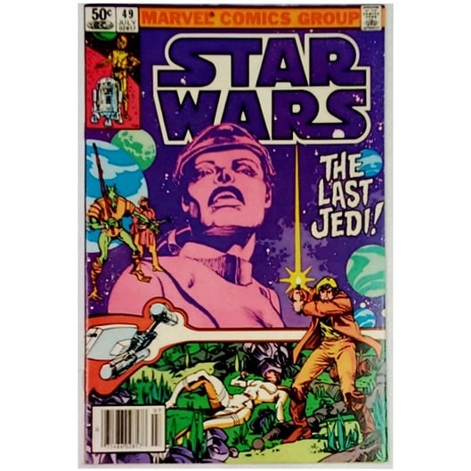 STAR WARS #49 COMIC BOOK, THE LAST JEDI\