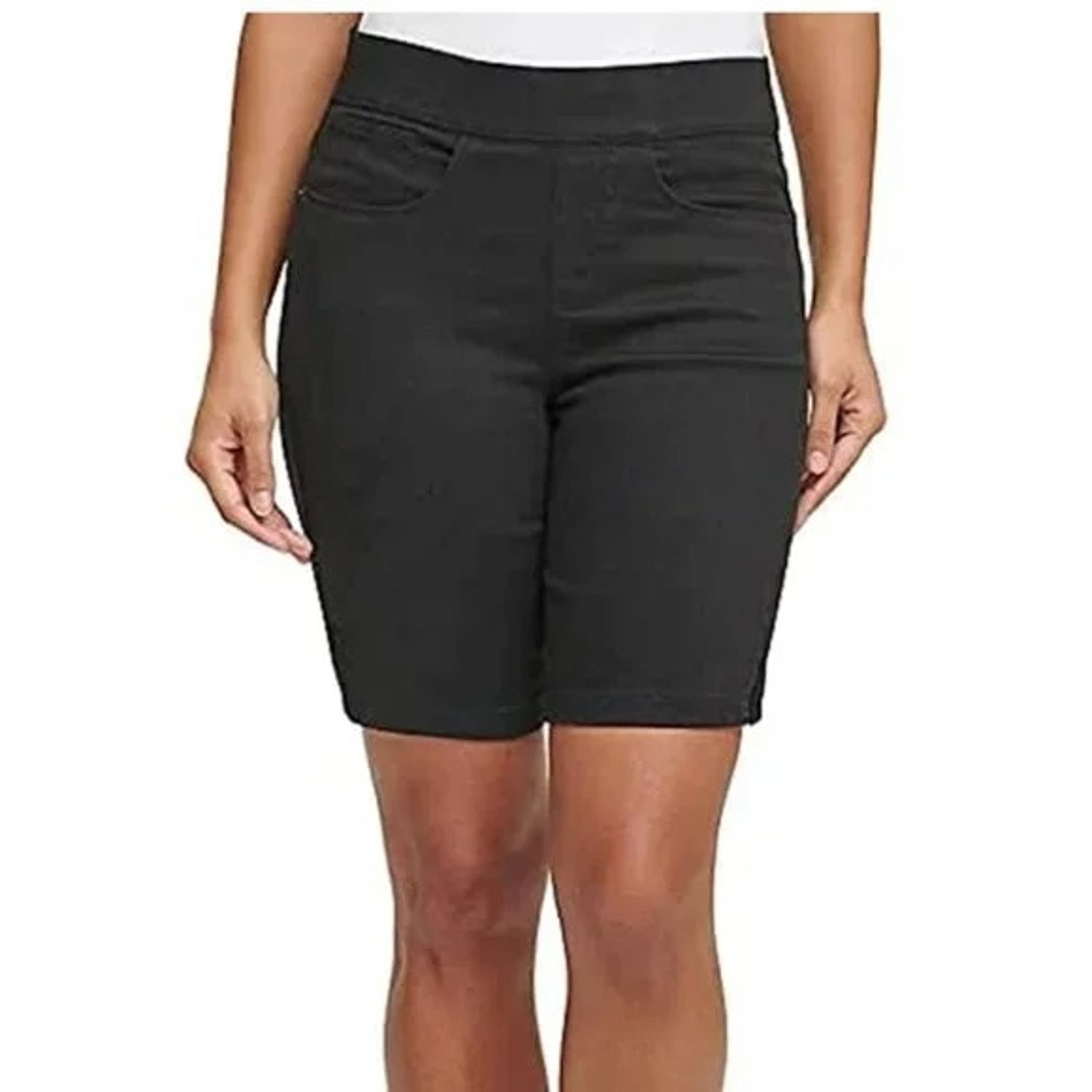 NWT DKNY Jeans Women's Comfort Stretch Pull-On Bermuda Short Size XS $55 3E025