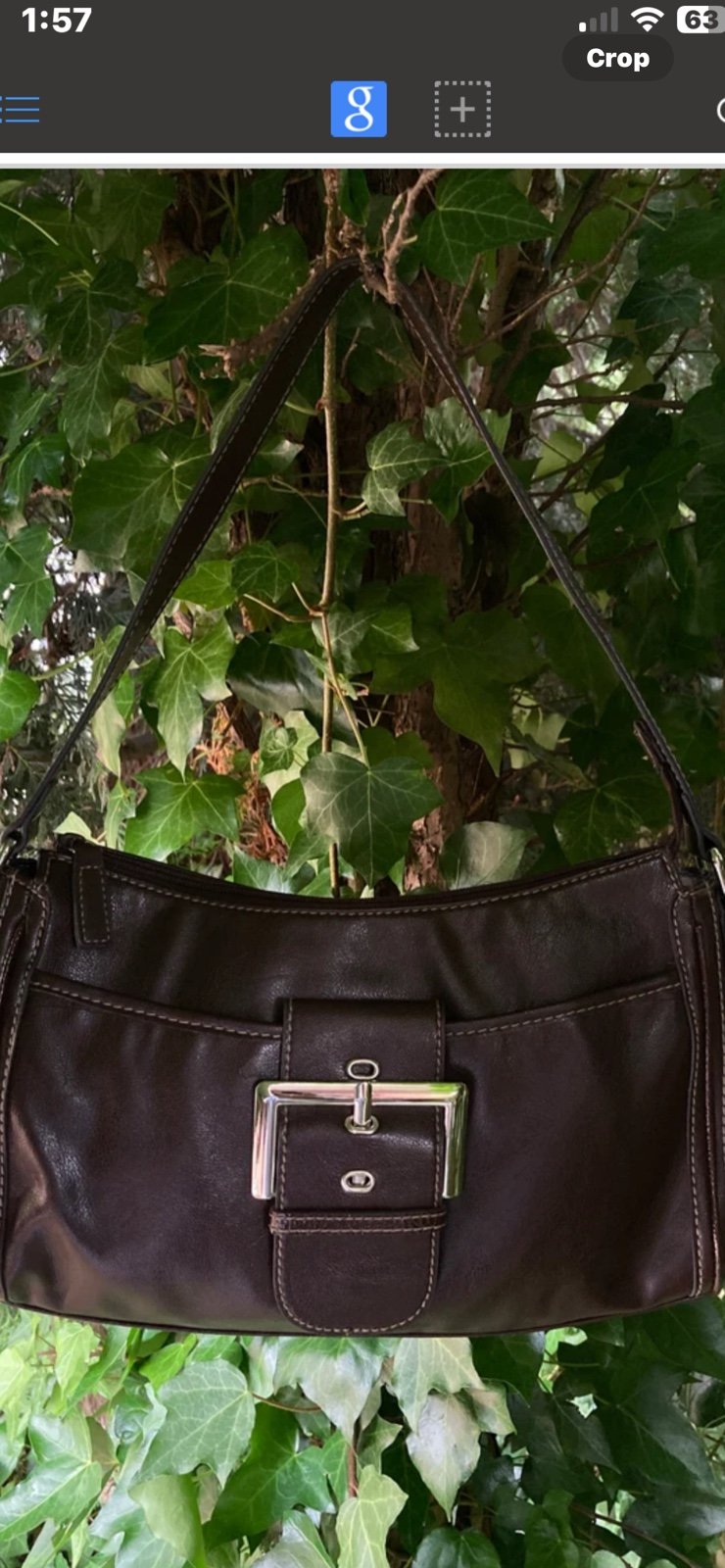 Liz & Co. Leather Shoulder-bag
