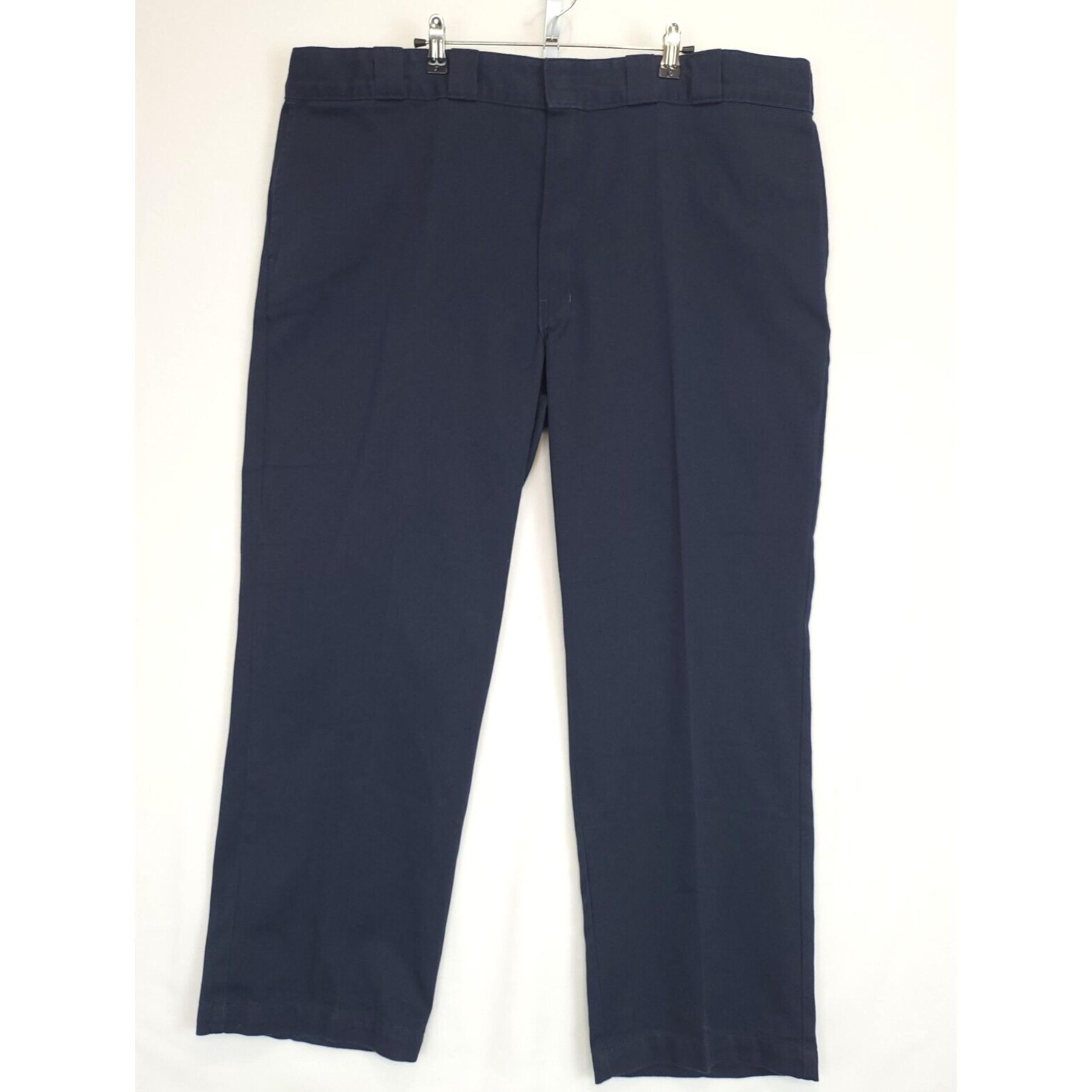 Dickies 874 Work Pants Men 44x31 Original Fit Straight Leg Blue Work Pants