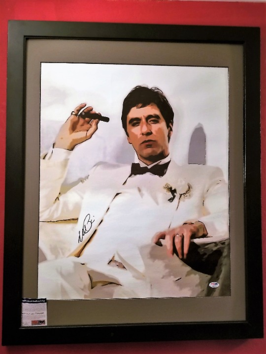 Al Pacino autograph signed canvas print