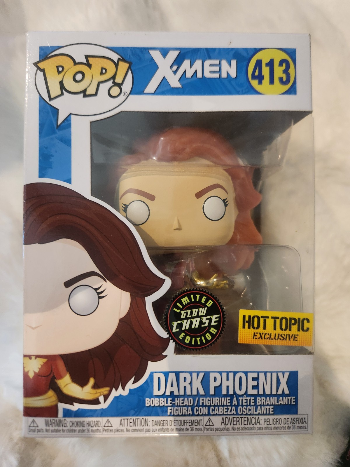Funko Pop Dark Phoenix 413 Chase GITD Vaulted X-Men