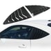 New SCION FR-S / BRZ 2013-2021 Carbon Fiber Rear Side Window Louver Cover Vent