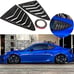 New SCION FR-S / BRZ 2013-2021 Carbon Fiber Rear Side Window Louver Cover Vent
