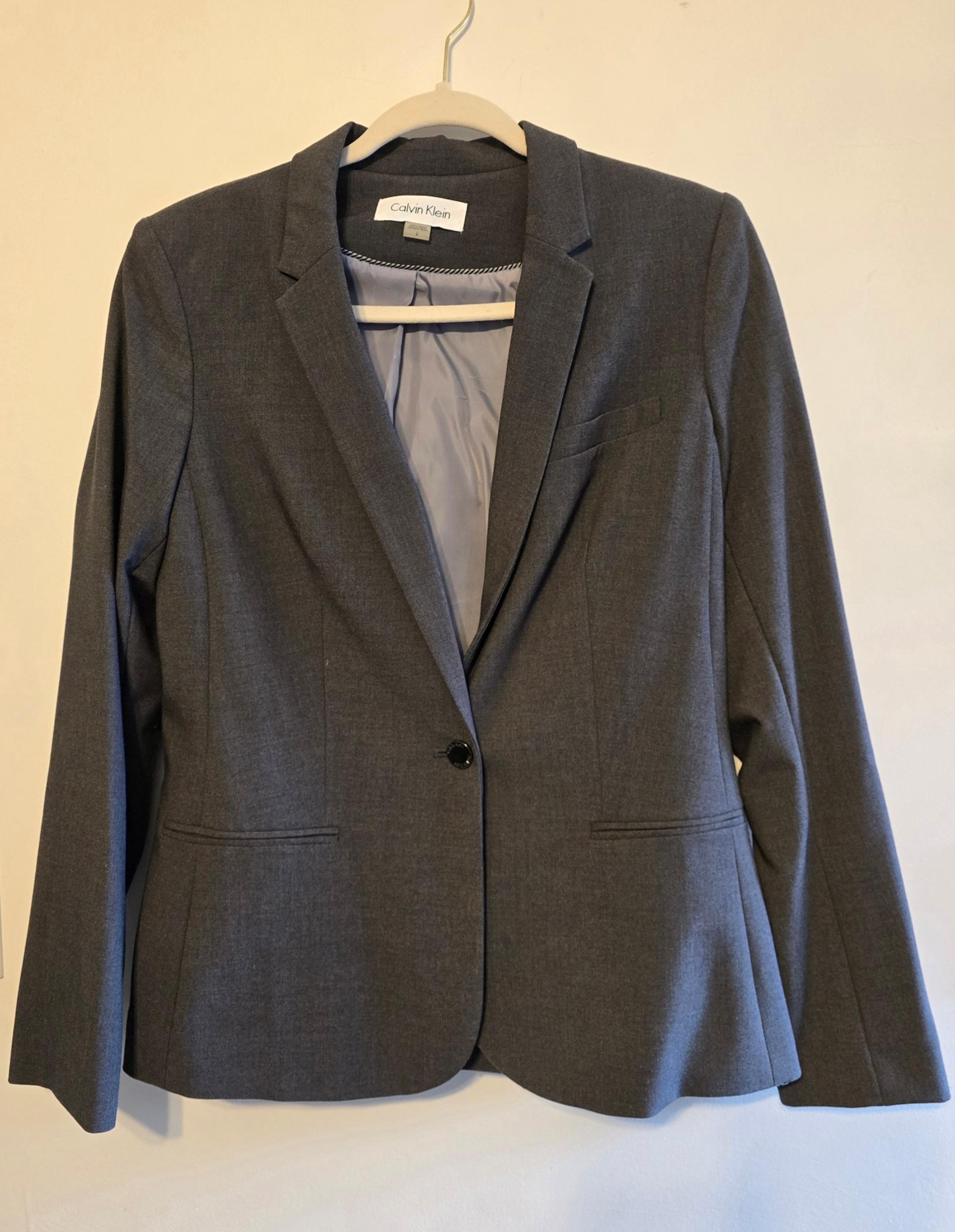 Calvin Klein Gray Blazer