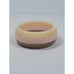 Vintage Neopolitan Ice Cream Stripe Laminated Lucite Bangle Bracelet Small Wrist