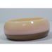Vintage Neopolitan Ice Cream Stripe Laminated Lucite Bangle Bracelet Small Wrist