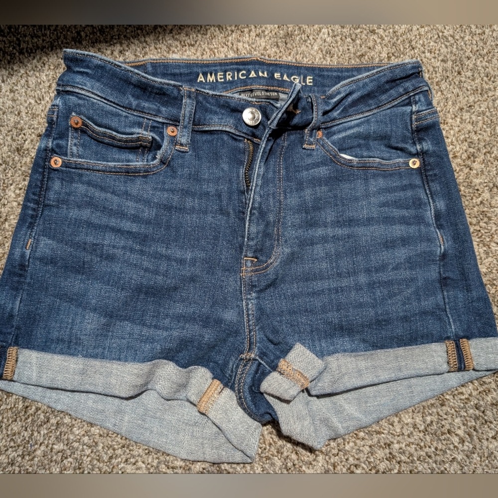 American Eagle Outfitters Women's Blue Denim Shorts