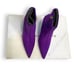 New In Box Good American High Kickstand Neoprene Bootie In Purple