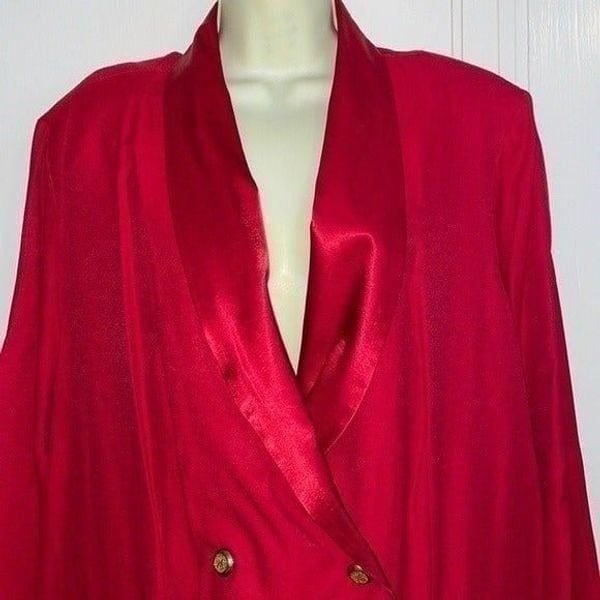 Vtg 80s/90s Studio C Classic Collection red dressy jacket
