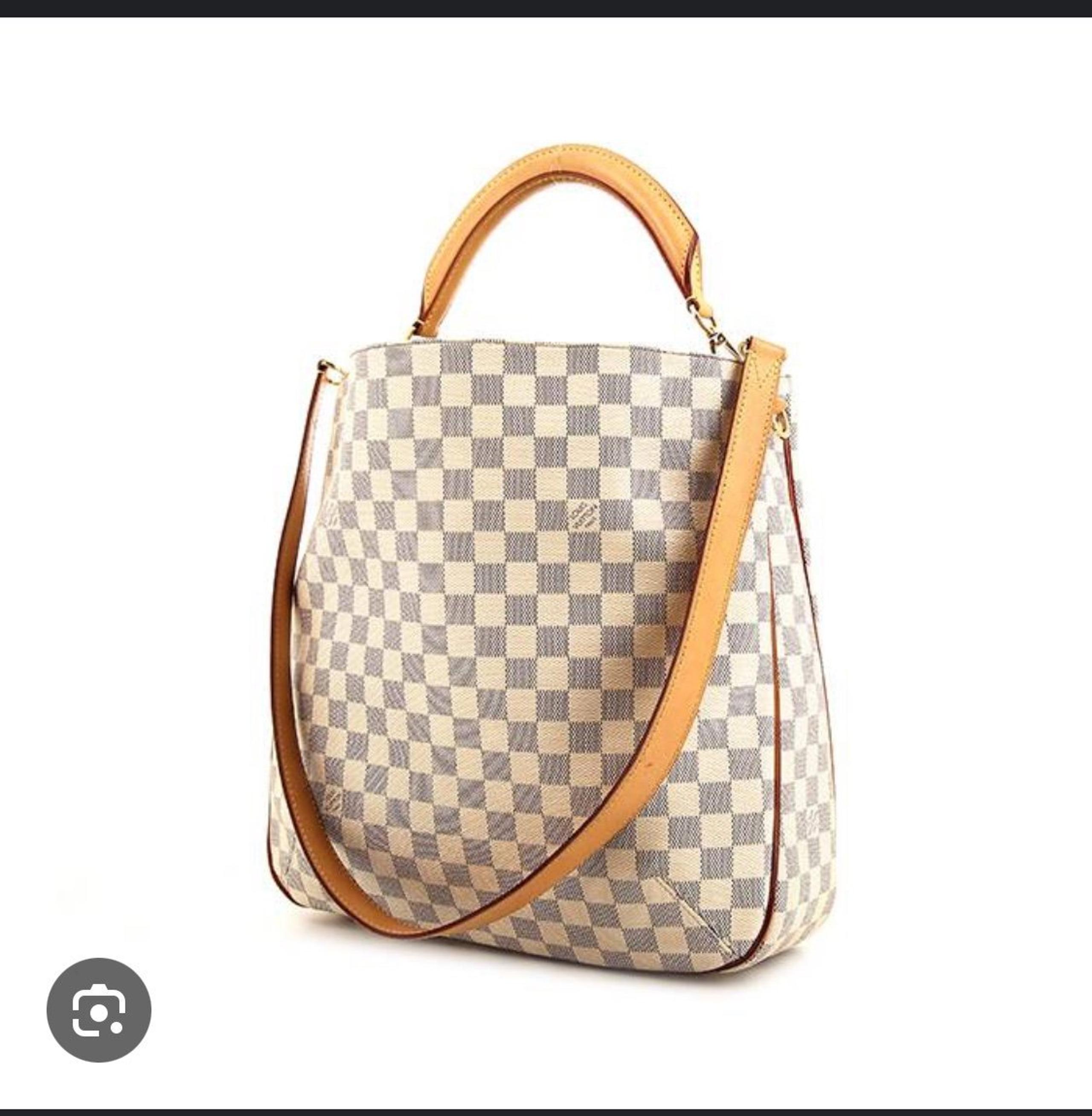 Louis Vuitton Soffi Damier Azur Tote Crossbody Shoulder Bag 2013