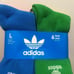 Adidas, 6 Pack Crew Socks, Multicolor, Large