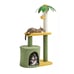 37″ Tall Coconut Palm Cat Tree, Cat Scratching Post with Natural Sisal Rope