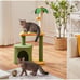 37″ Tall Coconut Palm Cat Tree, Cat Scratching Post with Natural Sisal Rope