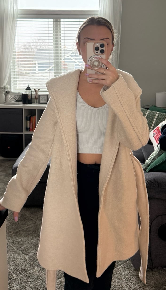 Aritzia- Wilfred Hooded Coat