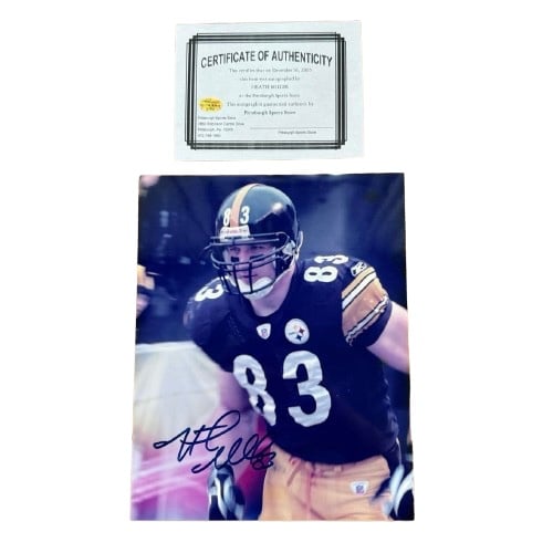 Heath Miller Autograph 8x10 Photo