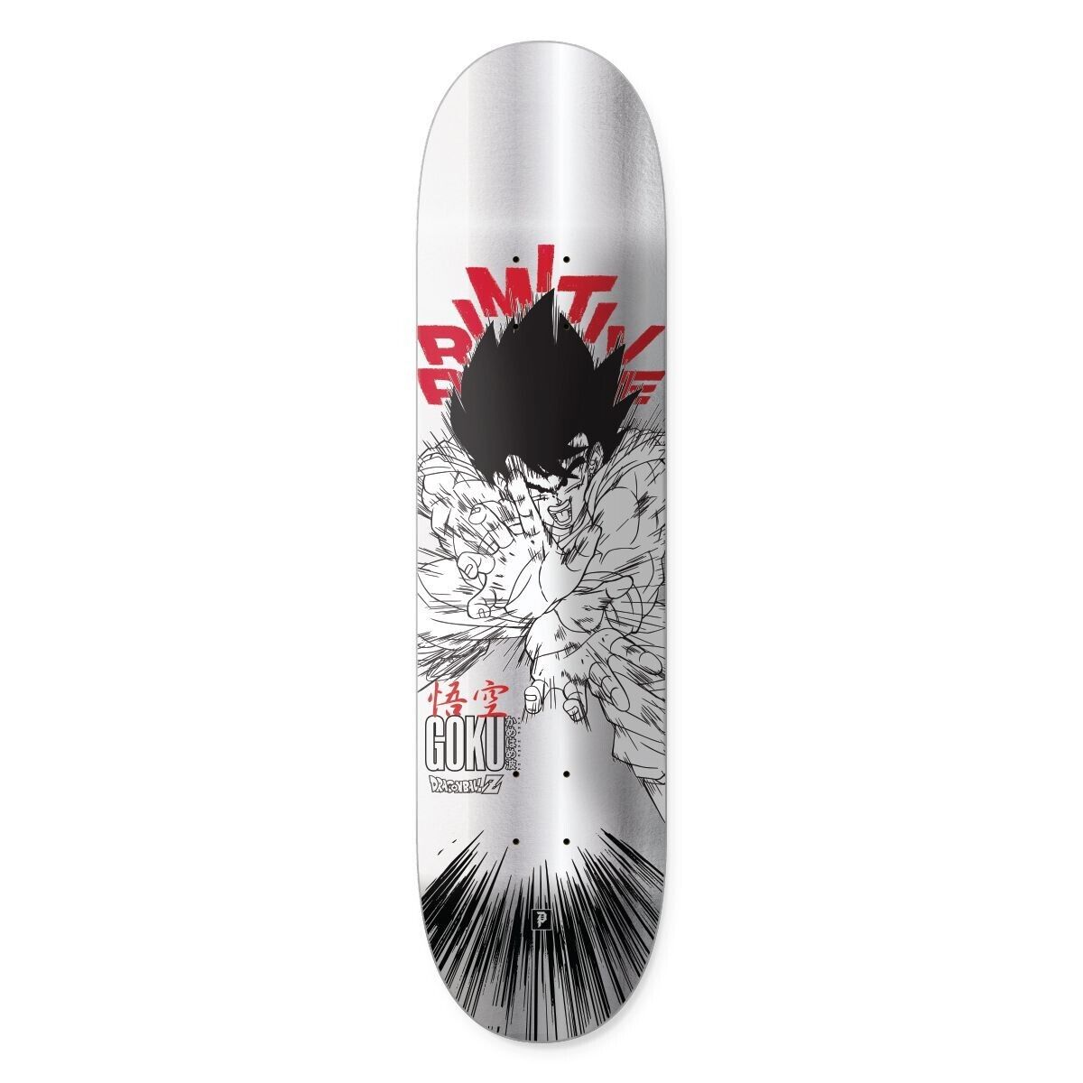 Primitive x Dragon Ball Z DBZ Goku Energy 8.5 Skateboard Deck