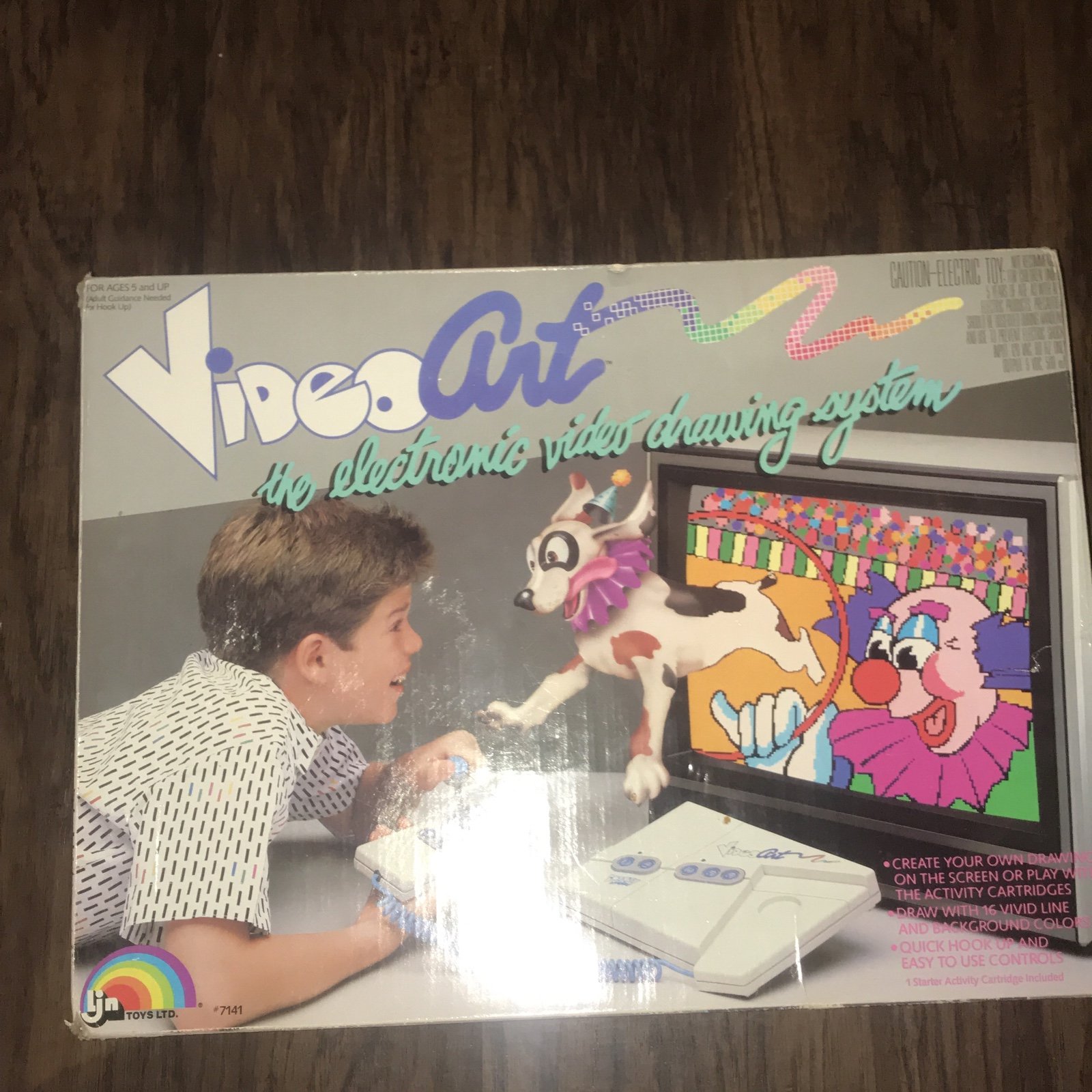 LJN Video Art the electronic video drawing system 1987 VideoArt