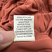 Women's Maxi Dress Pleated Puff Long Sleeve Rust Colored Plus Size 2XL
