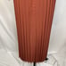 Women's Maxi Dress Pleated Puff Long Sleeve Rust Colored Plus Size 2XL