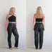 1980's Bagatelle Tapered Leather Pants // Size Small to Medium // 29 to 30